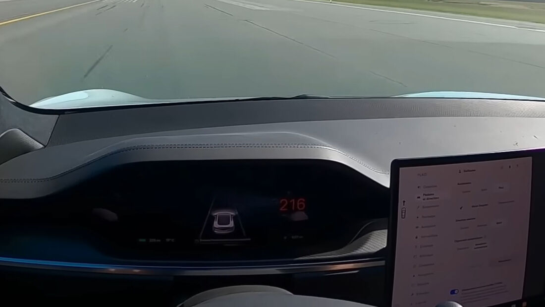 Tesla Model S Plaid inoffizieller Geschwindigkeitsrekord