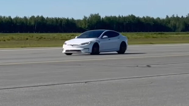 Tesla Model S Plaid inoffizieller Geschwindigkeitsrekord