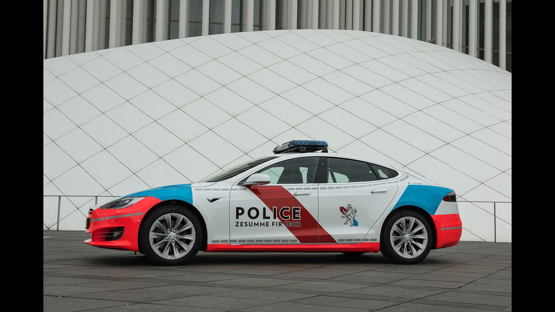 Tesla Model S Police Grand-Ducale