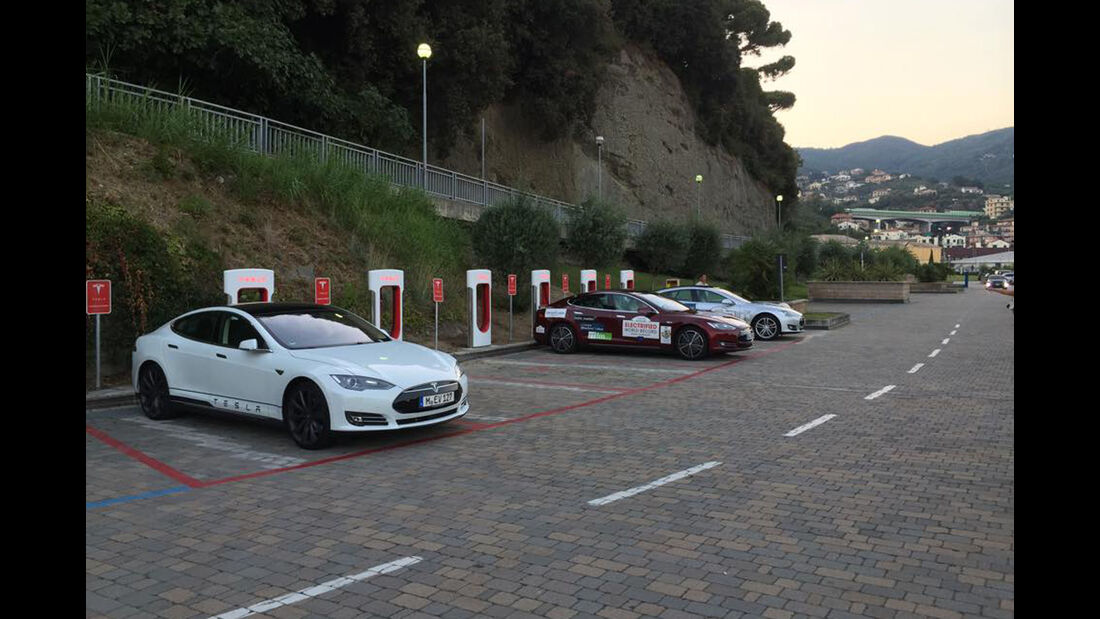 Tesla Model S, Roadtrip, Nordkap, Spanien, Tour, Rekordfahrt