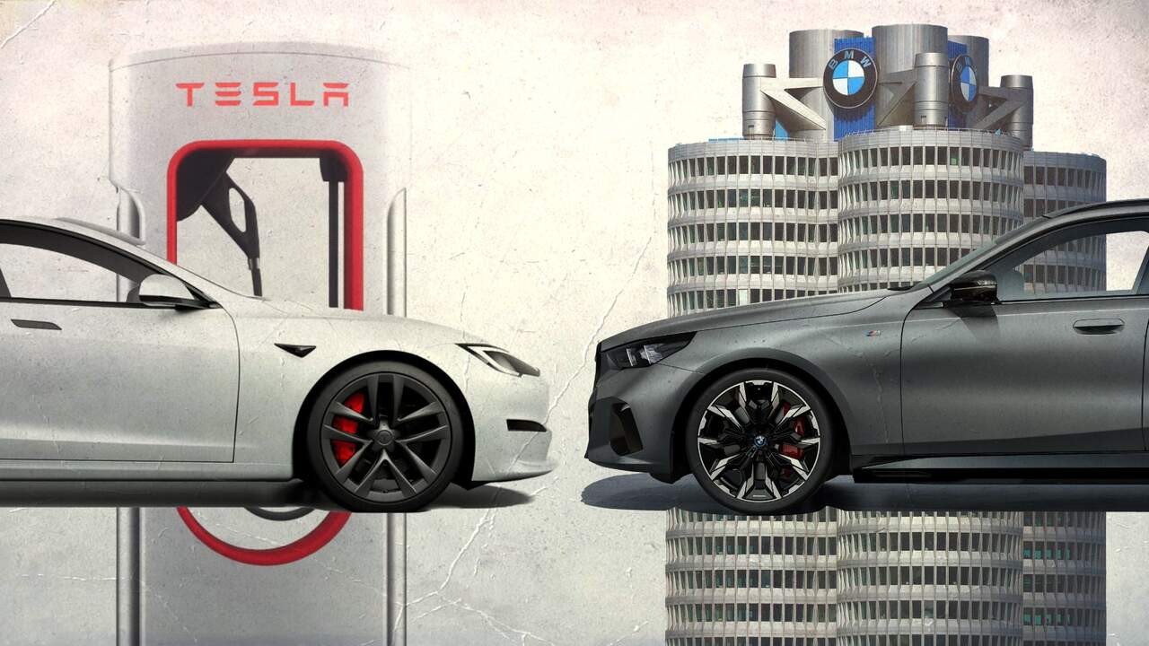 Zukunft E Mobilitat Nur BMW wird Tesla Paroli bieten konnen AUTO MOTOR UND SPORT