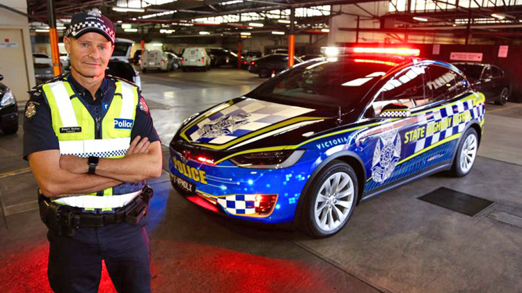 Tesla Model X Police