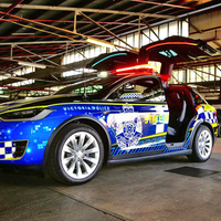 Tesla Model X Police