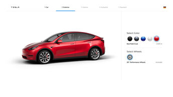 Tesla Model Y Konfigurator 2019