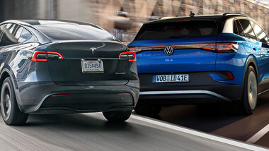 Tesla Model Y VW ID.4 Vergleich