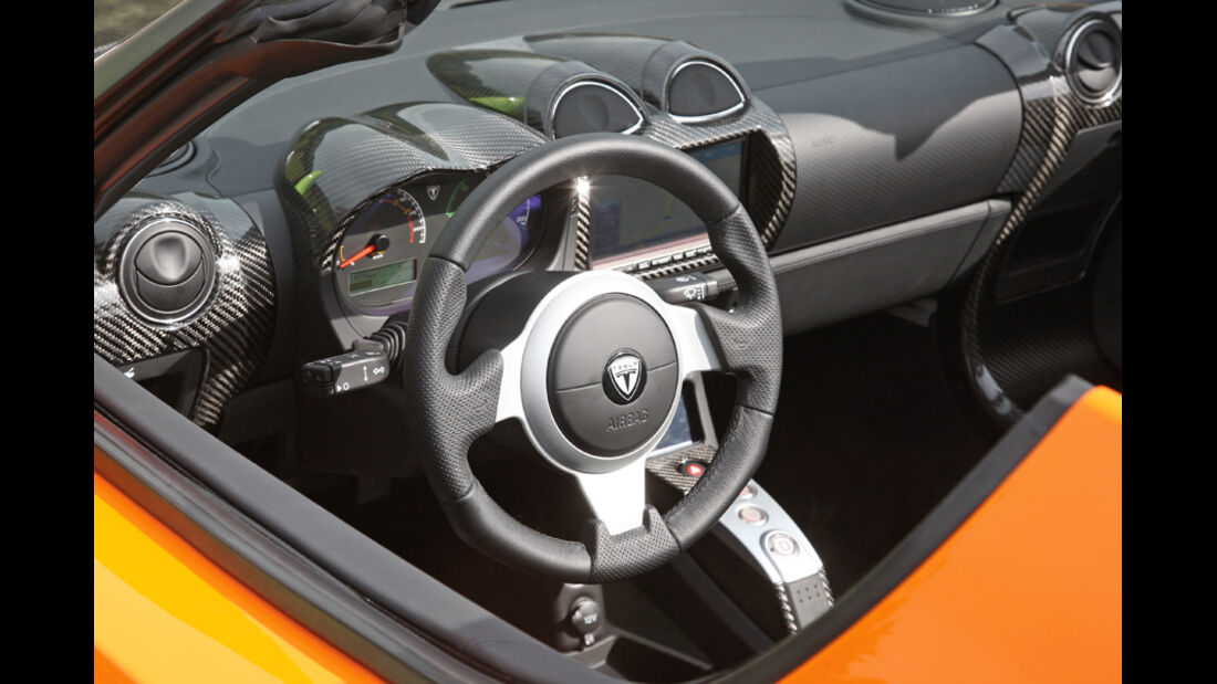 Tesla Roadster Sport, Cockpit