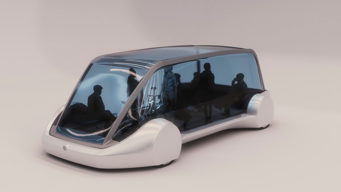 Tesla Robotaxi Shuttle The Boring Company