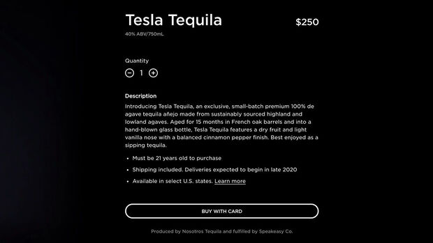 Tesla Tequila
