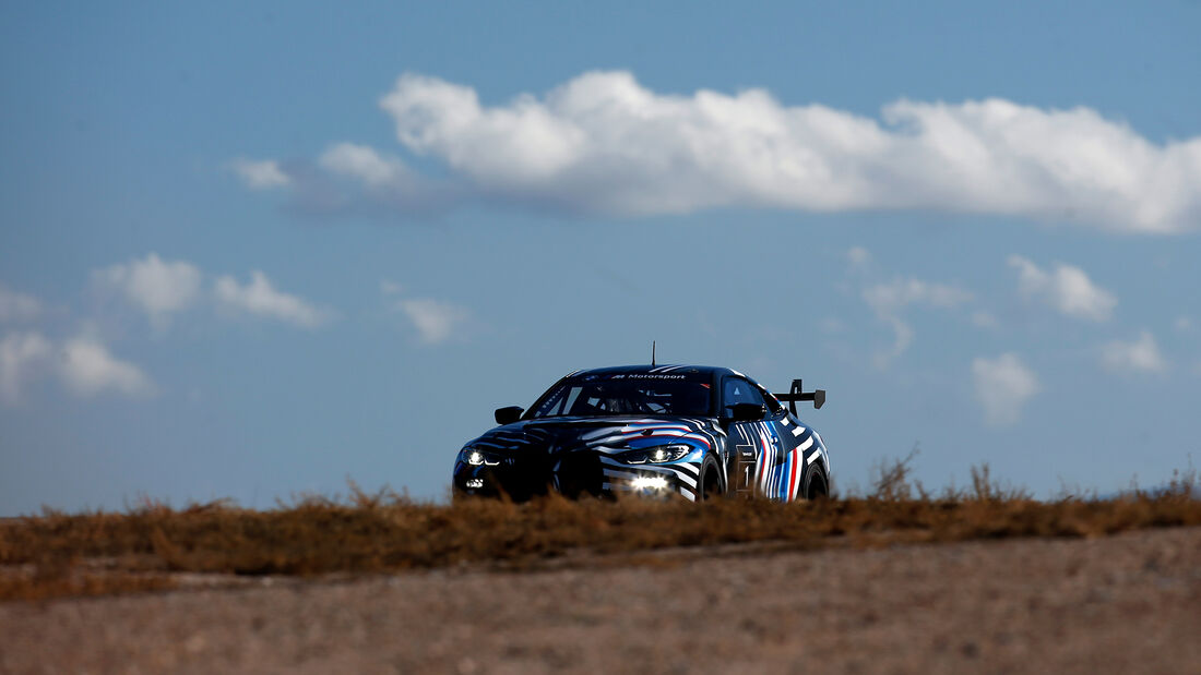 Test BMW M4 GT4 (G82) in Almeria, Spanien