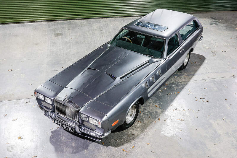 The Beast von John Dodd Oldtimer-Kombi mit Flugzeugmotor