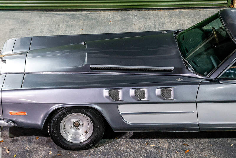 The Beast von John Dodd Oldtimer-Kombi mit Flugzeugmotor