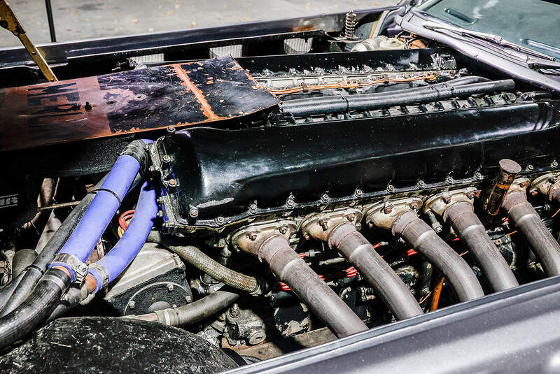 The Beast von John Dodd Oldtimer-Kombi mit Flugzeugmotor