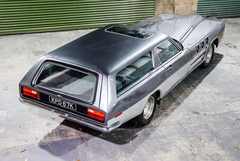 The Beast von John Dodd Oldtimer-Kombi mit Flugzeugmotor