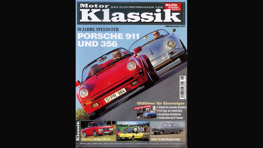 Titel Motor Klassik, Heft 01/2004