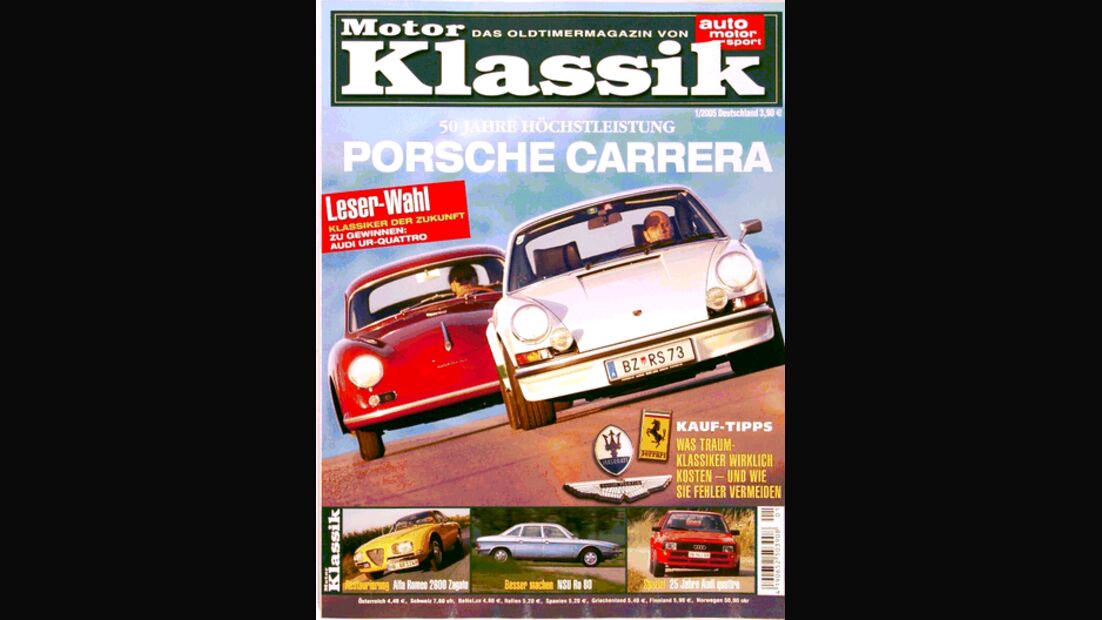 Titel Motor Klassik, Heft 01/2005