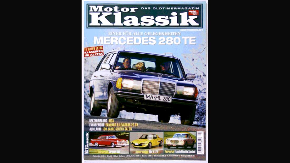 Alle Themen und Autos seit 1984 Motor Klassik Gesamtinhaltsverzeichnis