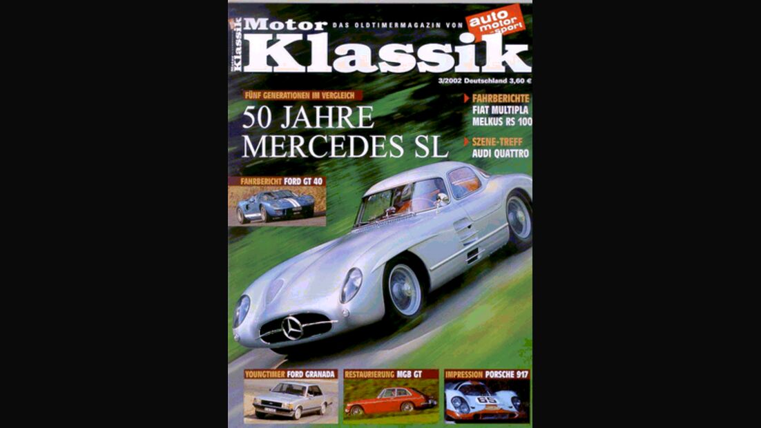 Titel Motor Klassik, Heft 03/2002