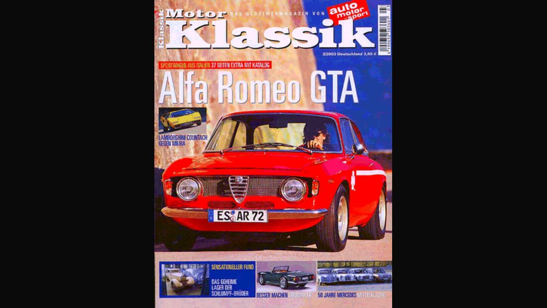 Titel Motor Klassik, Heft 03/2003