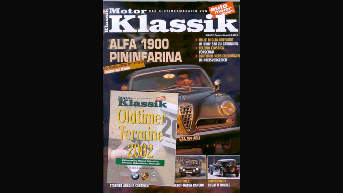 Titel Motor Klassik, Heft 04/2002
