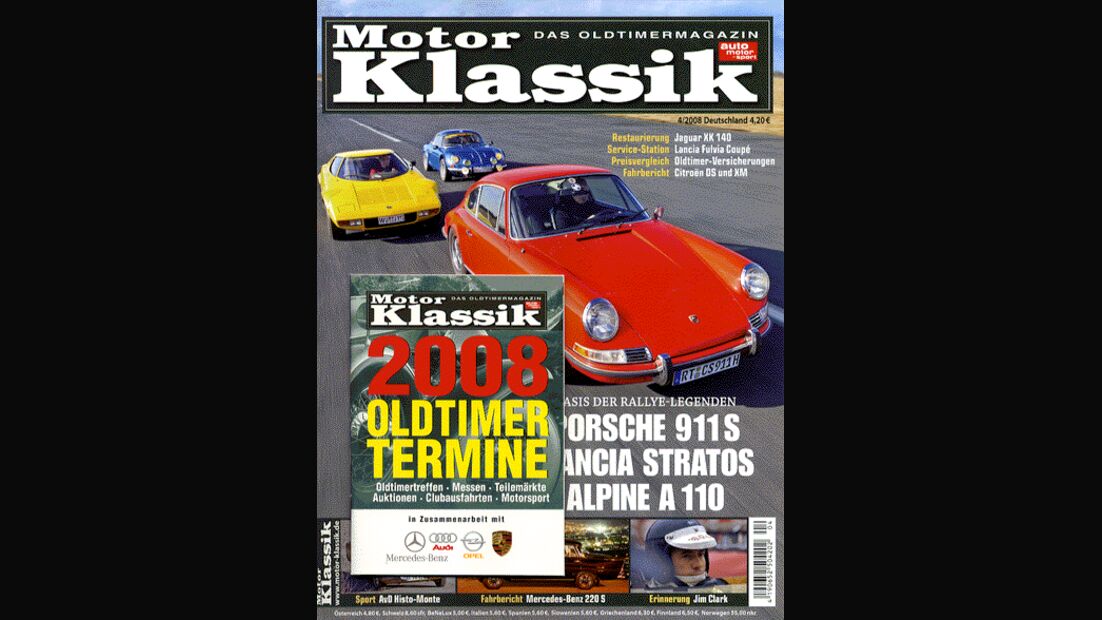 Titel Motor Klassik, Heft 04/2008