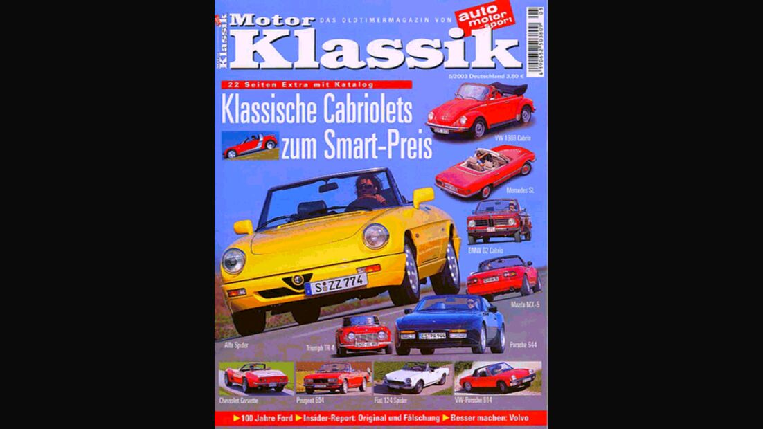 Titel Motor Klassik, Heft 05/2003