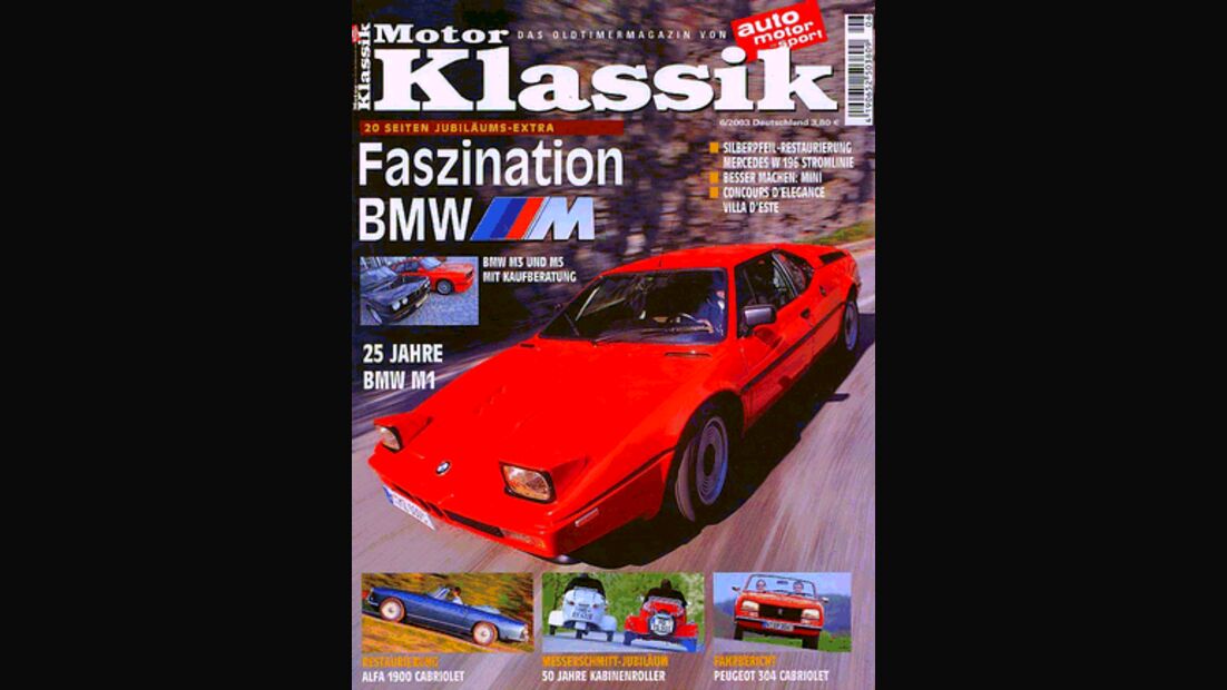 Titel Motor Klassik, Heft 06/2003