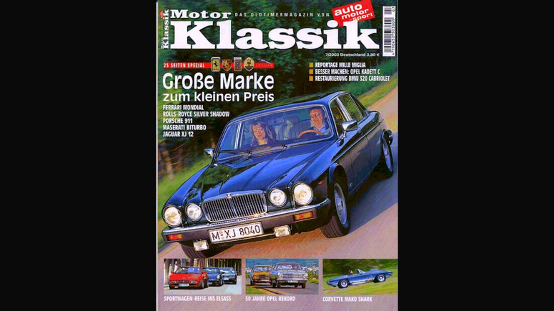 Titel Motor Klassik, Heft 07/2003