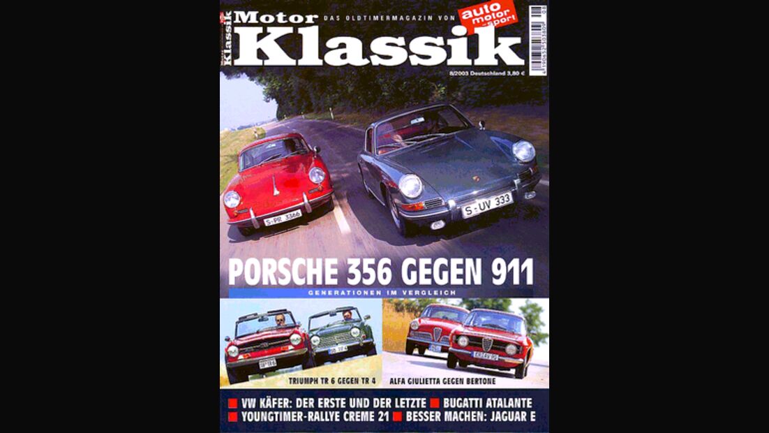 Titel Motor Klassik, Heft 08/2003