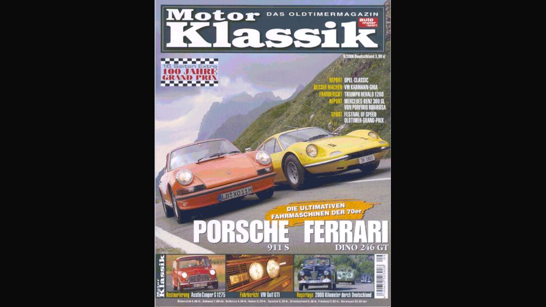 Titel Motor Klassik, Heft 09/2006