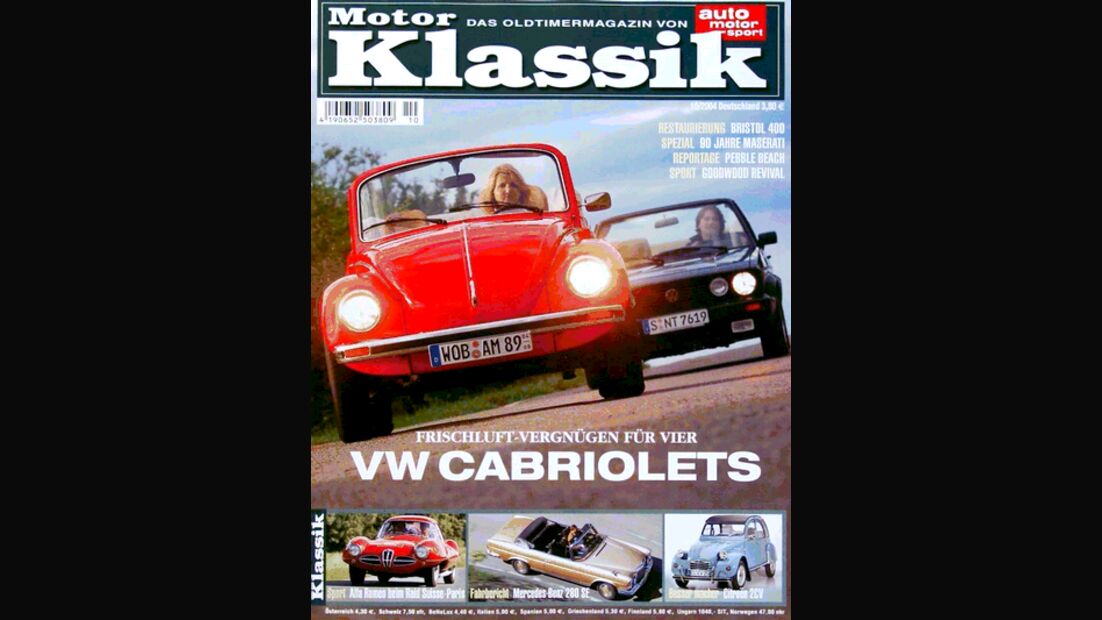 Titel Motor Klassik, Heft 10/2004