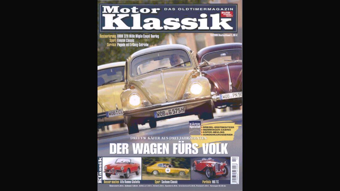 Titel Motor Klassik, Heft 10/2006