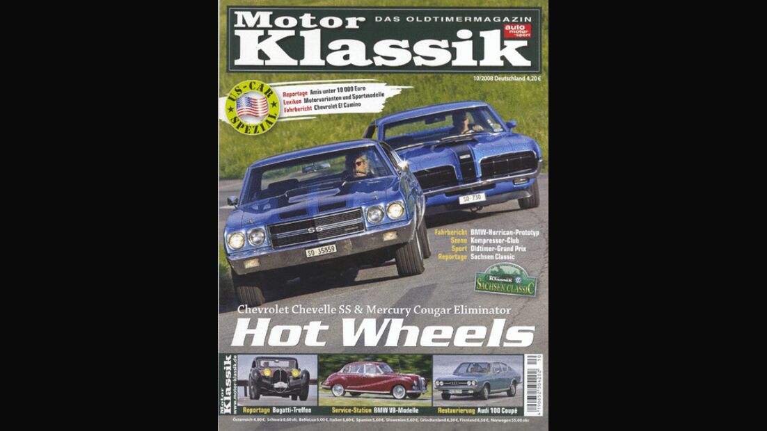 Titel Motor Klassik, Heft 10/2008