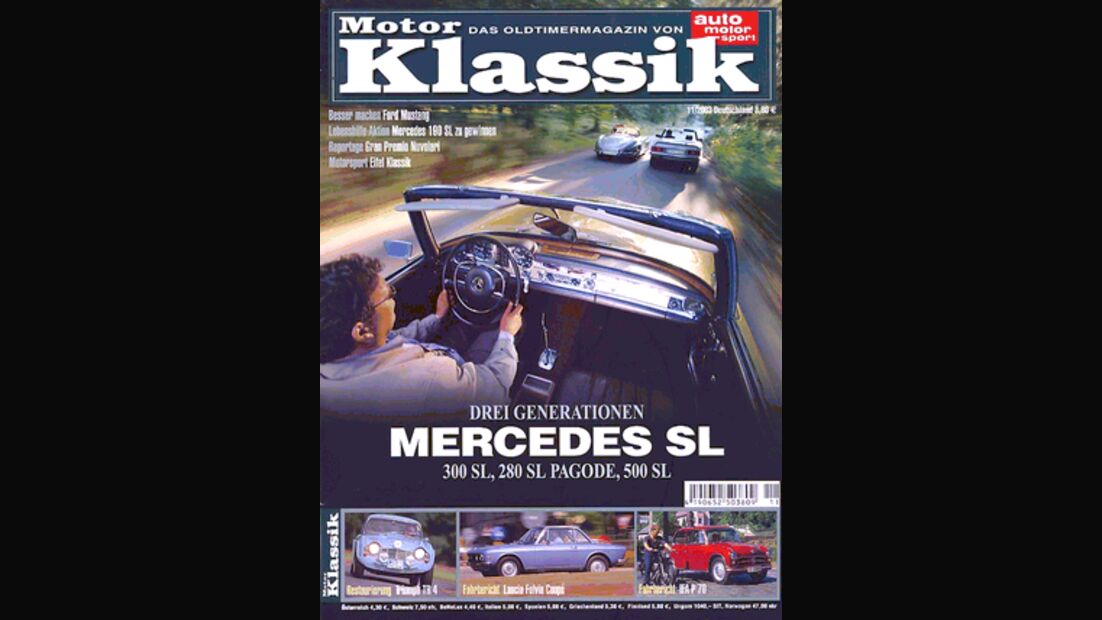 Titel Motor Klassik, Heft 11/2003
