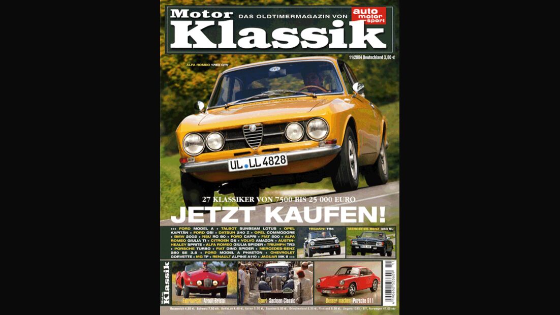Titel Motor Klassik, Heft 11/2004