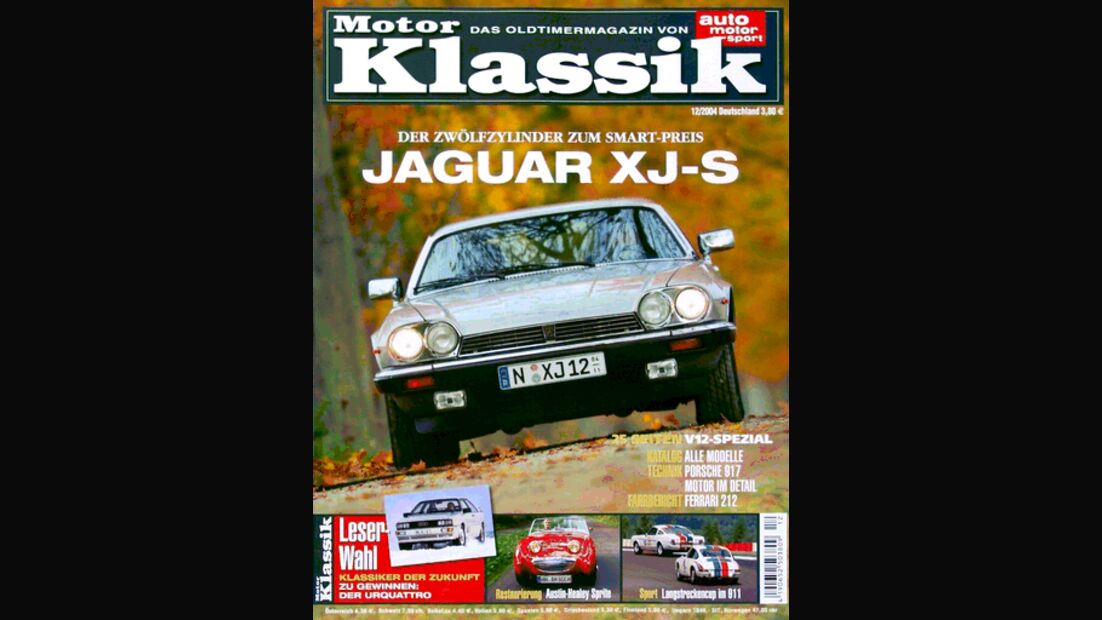 Titel Motor Klassik, Heft 12/2004