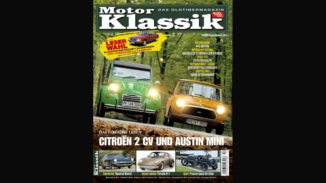 Titel Motor Klassik, Heft 12/2006