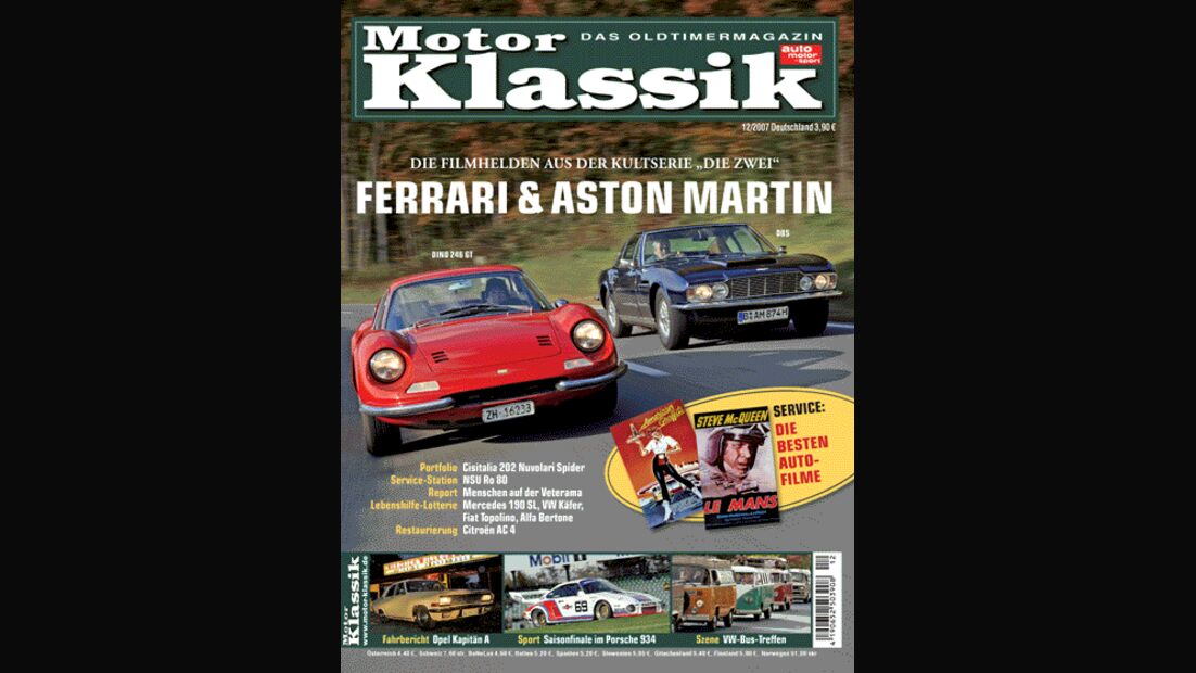 Titel Motor Klassik, Heft 12/2007