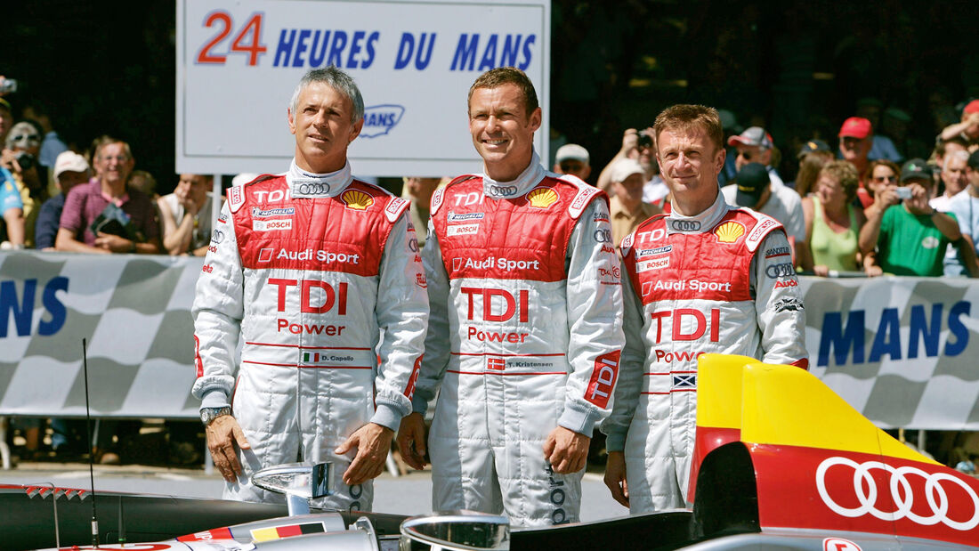 Tom Kristensen, Dindo Capello, Allan McNish, 2008