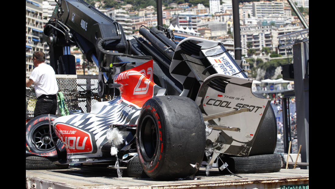 Tonio Liuzzi GP Monaco Crashs 2011