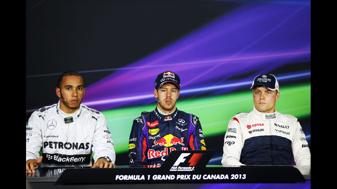 Top 3 - Formel 1 - GP Kanada - 8. Juni 2013