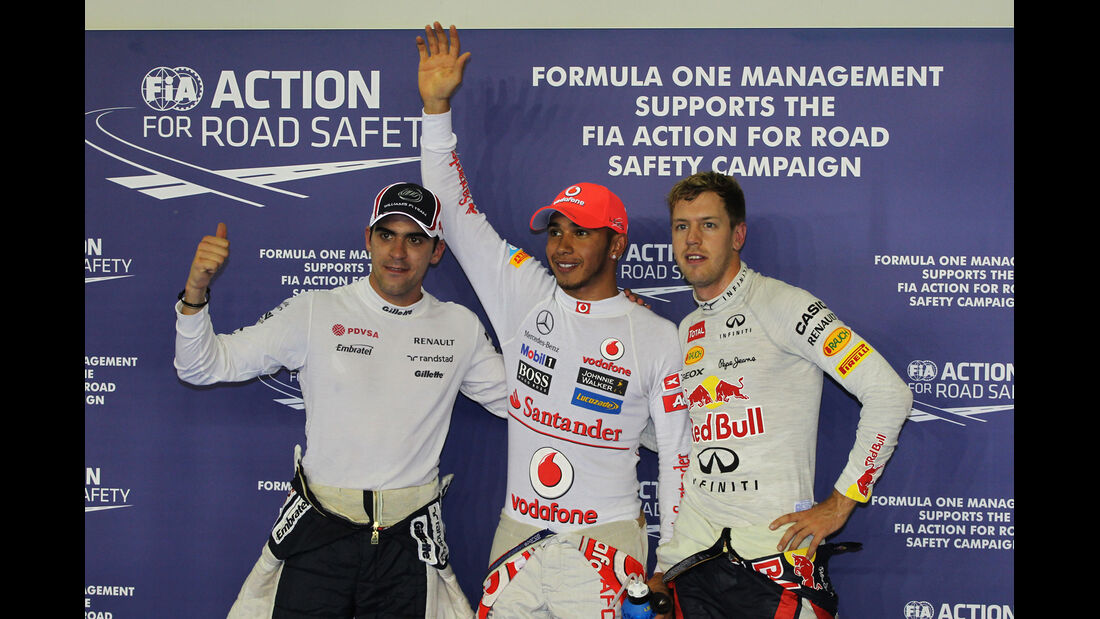 Top 3 - Formel 1 - GP Singapur - 22. September 2012