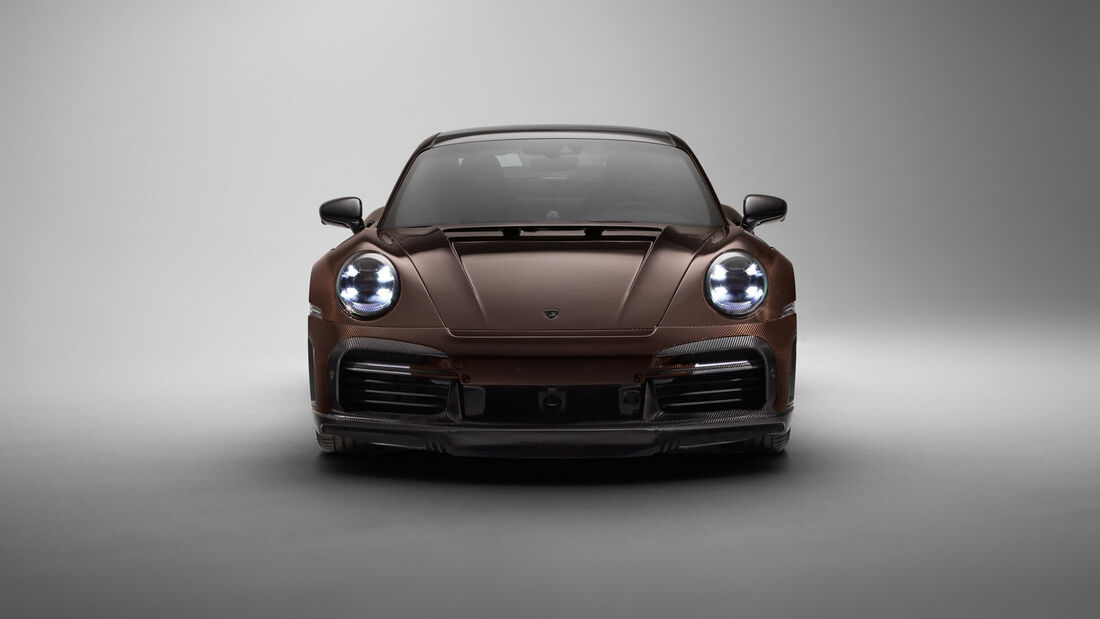 TopCar Porsche 992 Stinger GTR Limited Carbon Edition brown