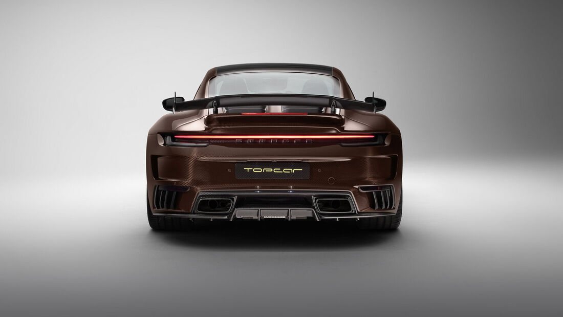 TopCar Porsche 992 Stinger GTR Limited Carbon Edition brown