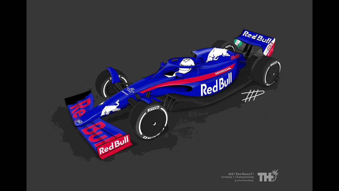 Toro Rosso - F1-Concept 2021 - Livery by Tim Holmes
