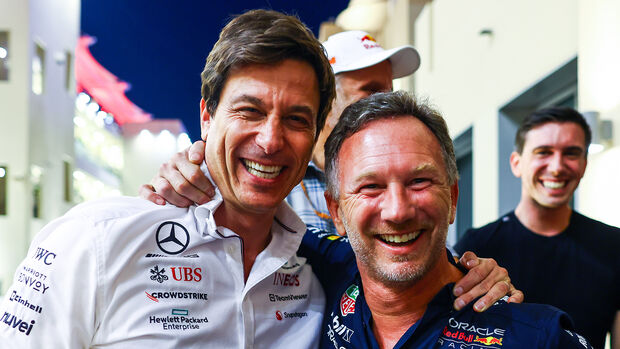 Toto Wolff & Christian Horner - Formel 1 - GP Abu Dhabi 2023