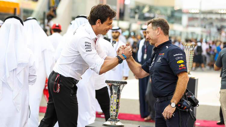 Toto Wolff - Christian Horner - GP Abu Dhabi 2021