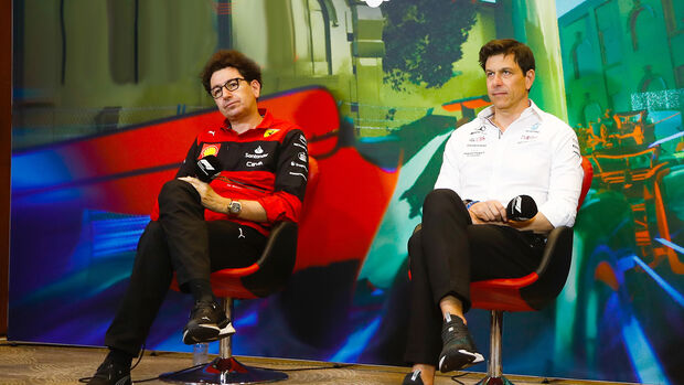 Toto Wolff & Mattia Binotto - GP Aserbaidschan 2022