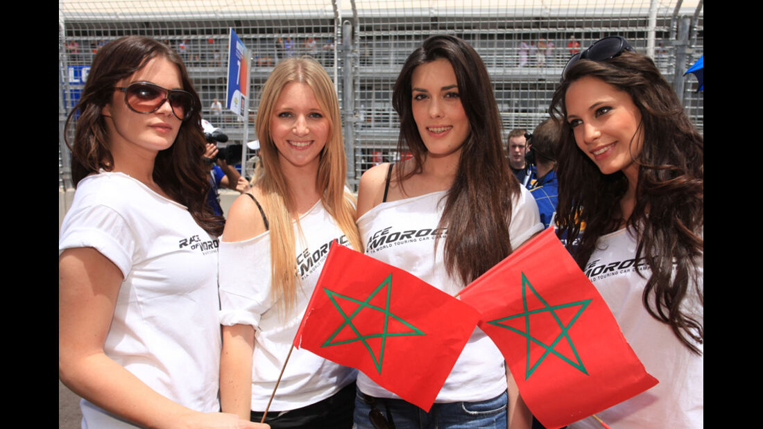 Tourenwagen-WM Marokko WTCC 2010 Girls