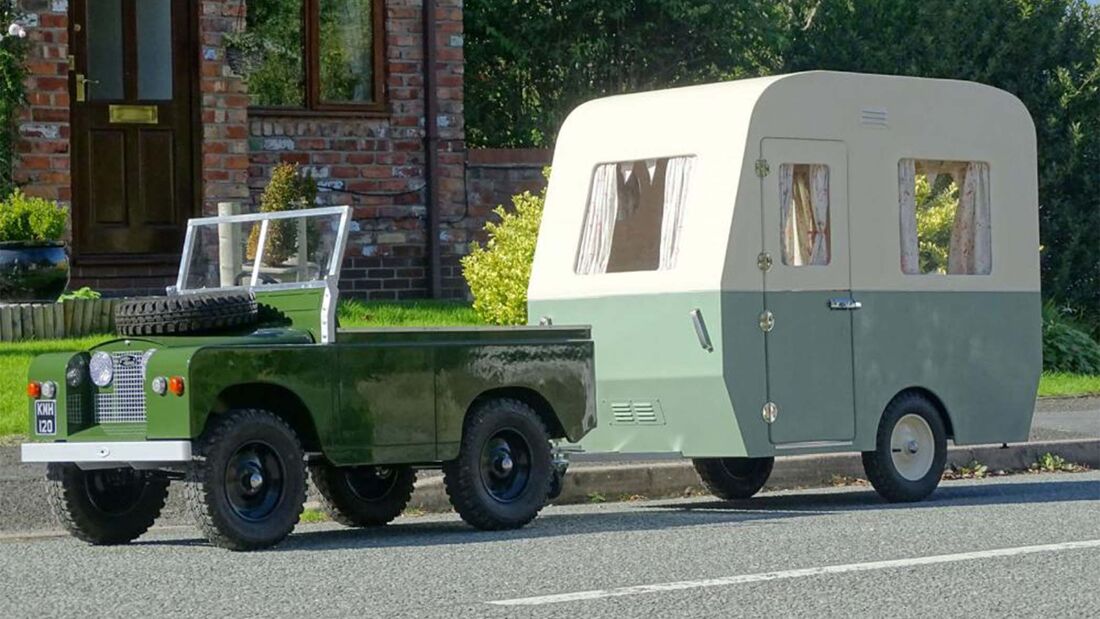 Toylander Land Rover-Spielzeug-Gespann 