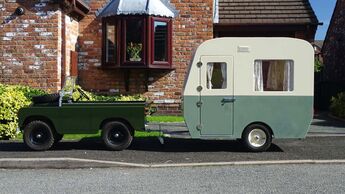 Toylander Land Rover-Spielzeug-Gespann 